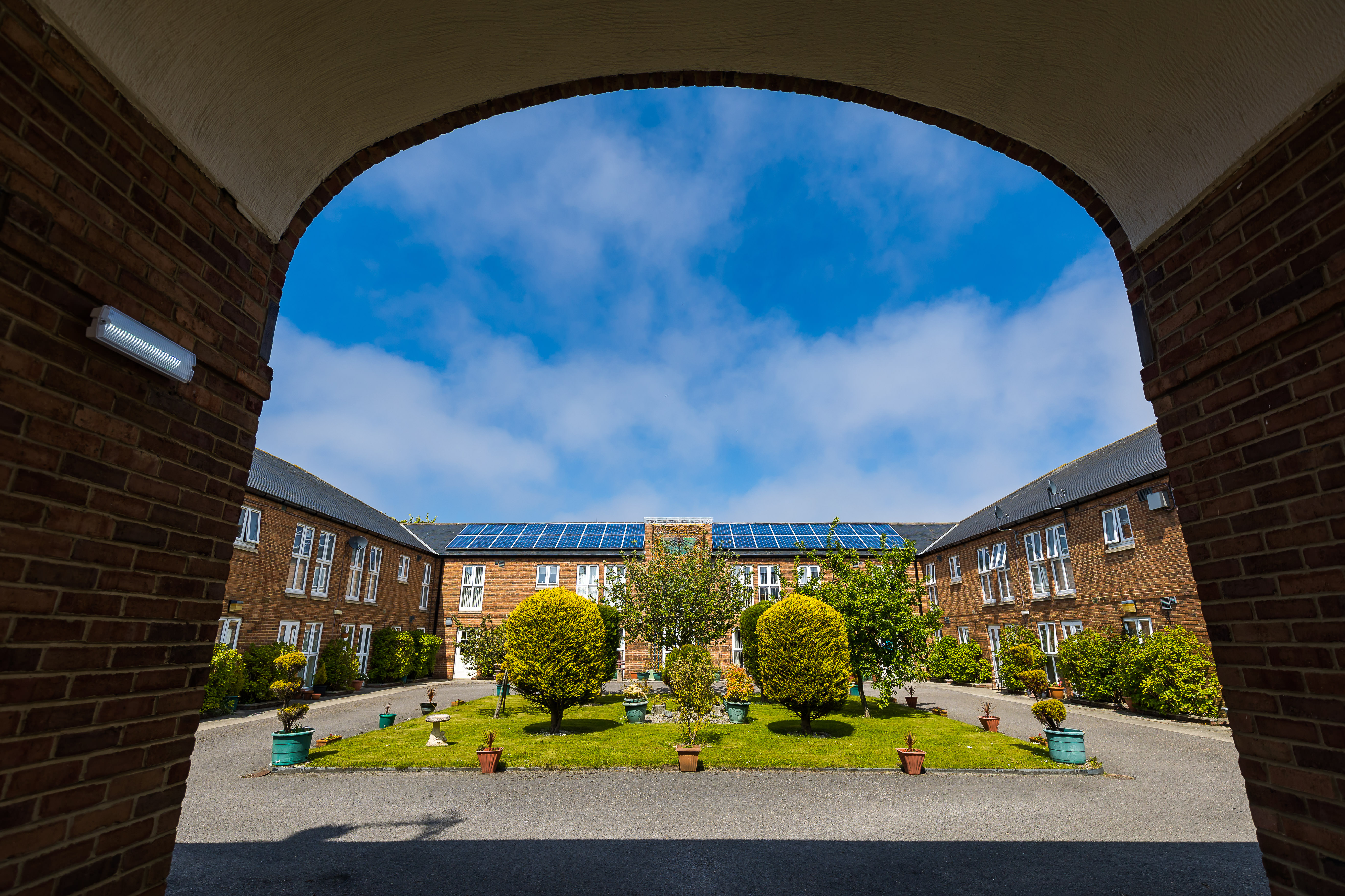 Photo of entrance, Wadham Court